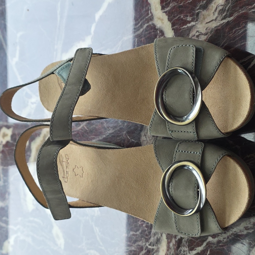 Densko Stella Ankle Strap Platform Wedge Sandal